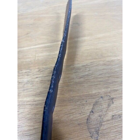 Bordeaux by Custom Leather Mens Brown Split Leather Belt Size 40 Made in Canada - Picture 10 of 11